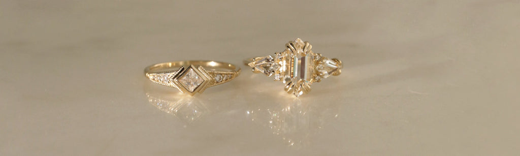 Art Deco Wedding Rings