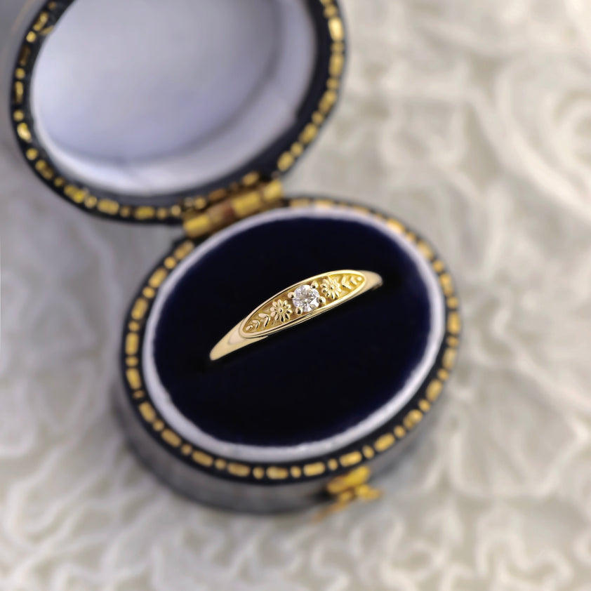 April birth ring – TED&MAG JEWELRY STUDIO
