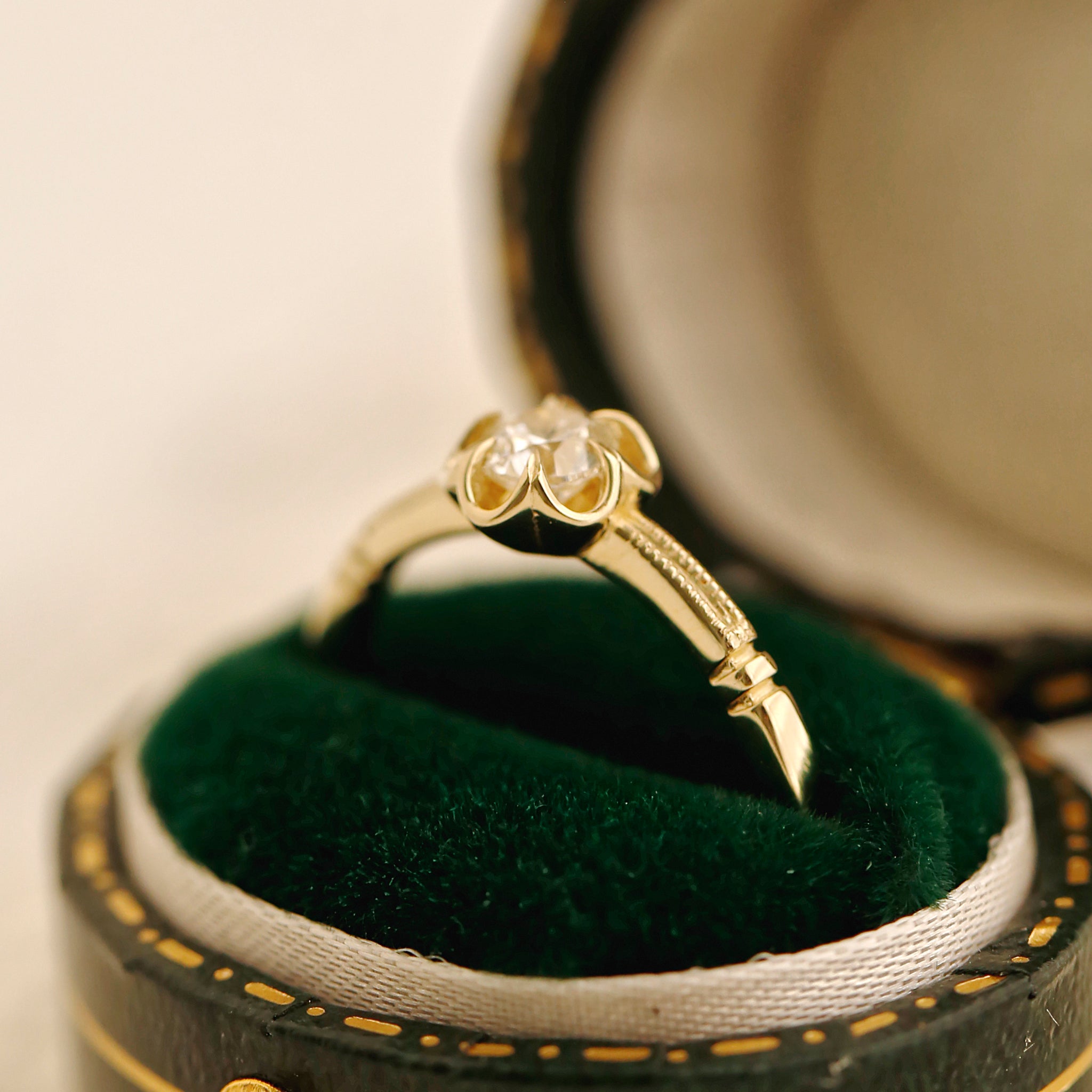 Ted's Union Rings Buttercup solitaire ring – TED&MAG JEWELRY STUDIO